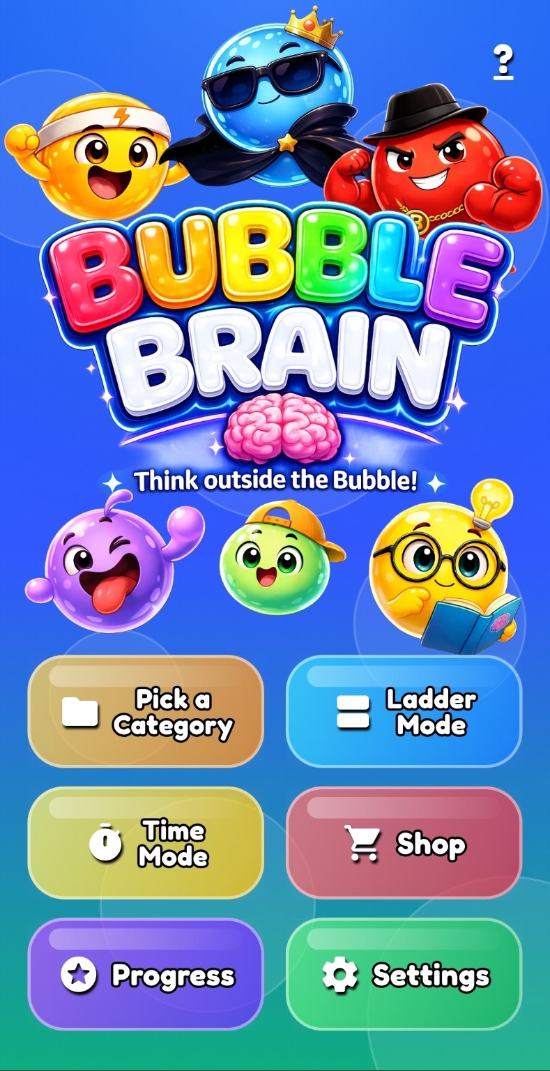 Bubble Brain title screen